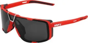 100% Gafas de sol 100% Eastcraft - Soft Tact Rojo - Lentes Negro Espejadas