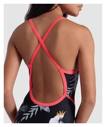 Arena Traje de baño Arena VeranoTropical Mujer Negro / Naranja