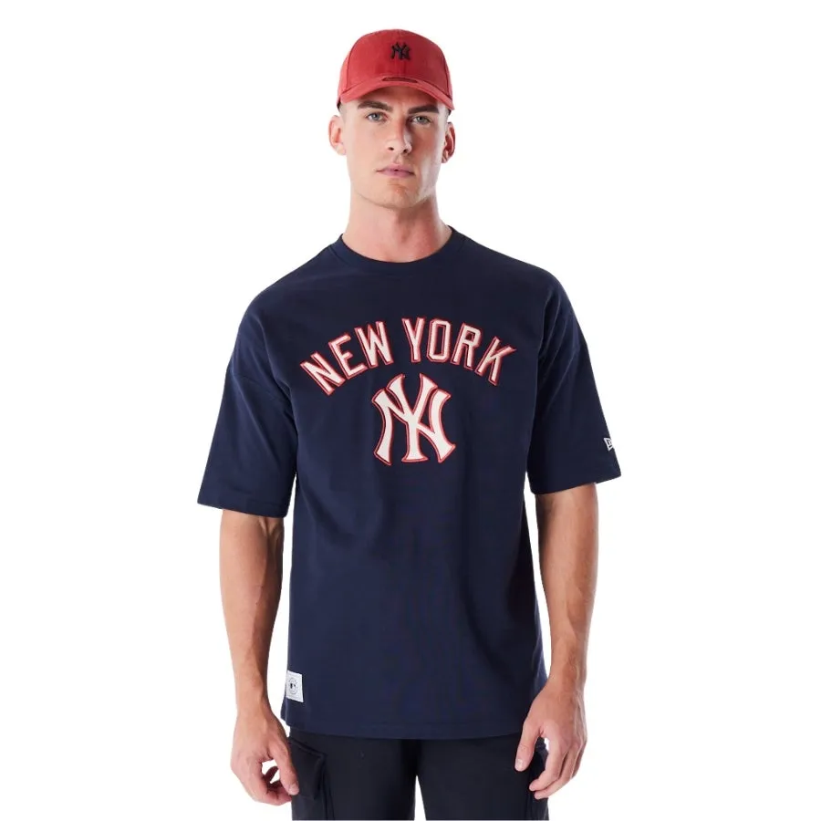  Camisetas manga corta New era Mlb Rib Infill Os Tee New York Yankees Nvyltc