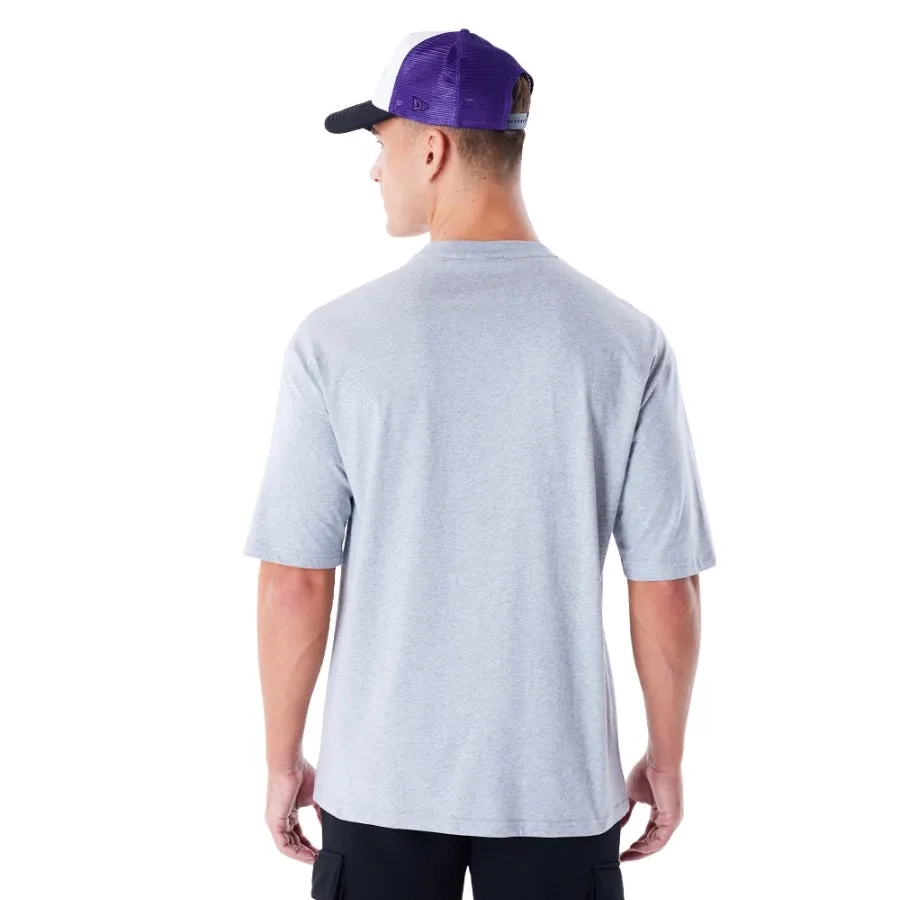  Camisetas manga corta New era Nba Script Os Tee Los Angeles Lakers Hgrcny