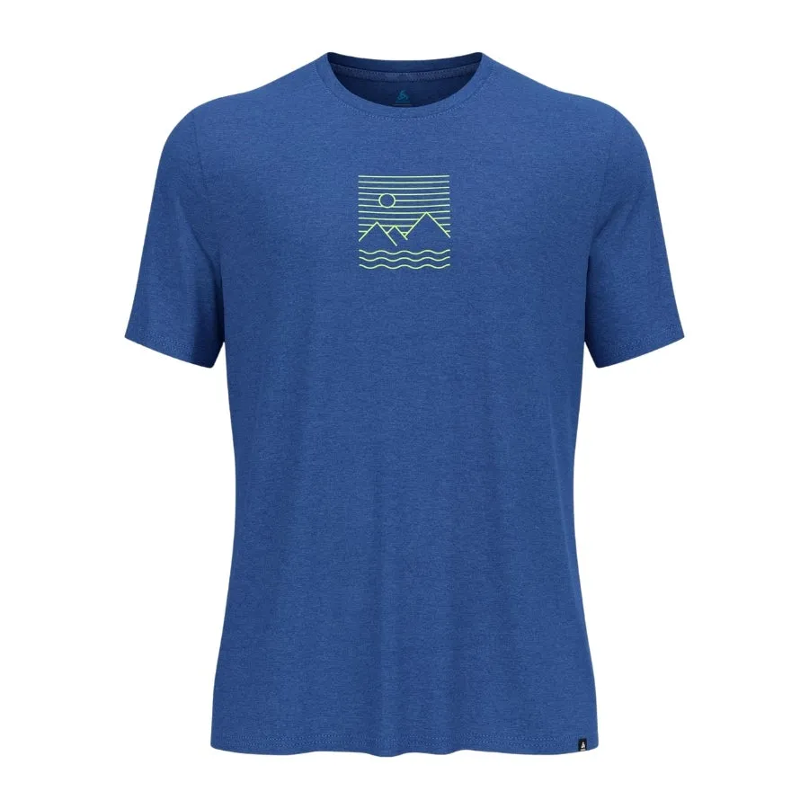  Camisetas manga corta Odlo Ascent Sun. Sea. Mountains.
