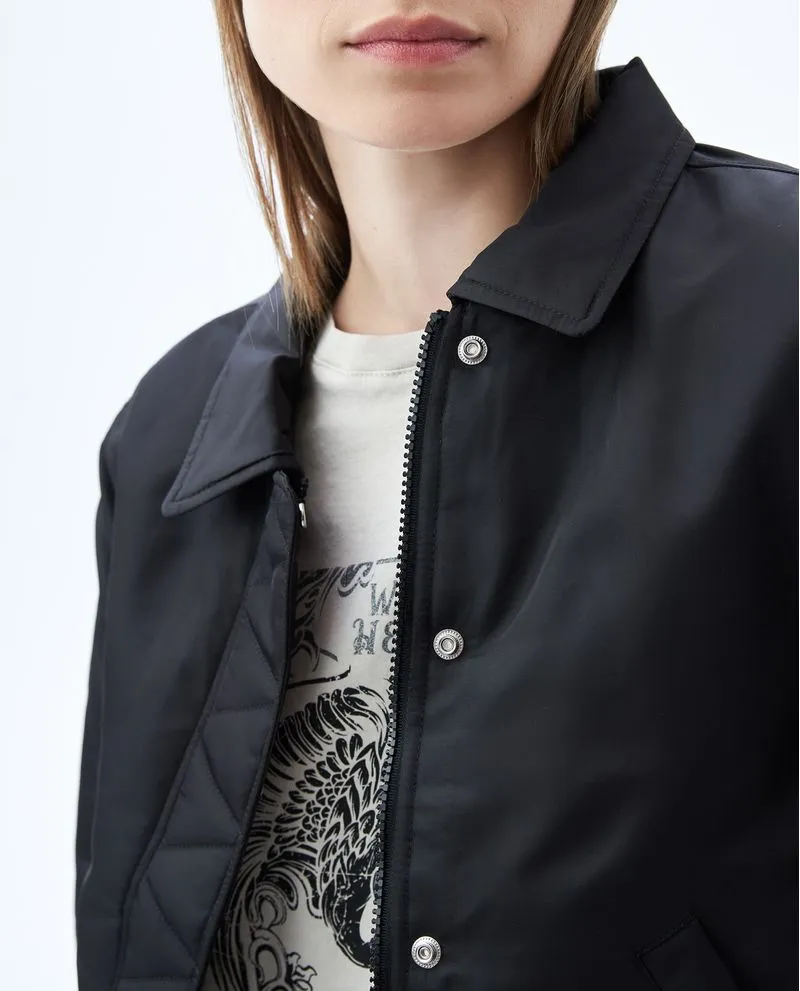 Chaqueta con recogido para mujer