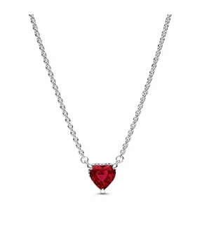 Collar Pandora Corazón Halo Brillante - 392542C01