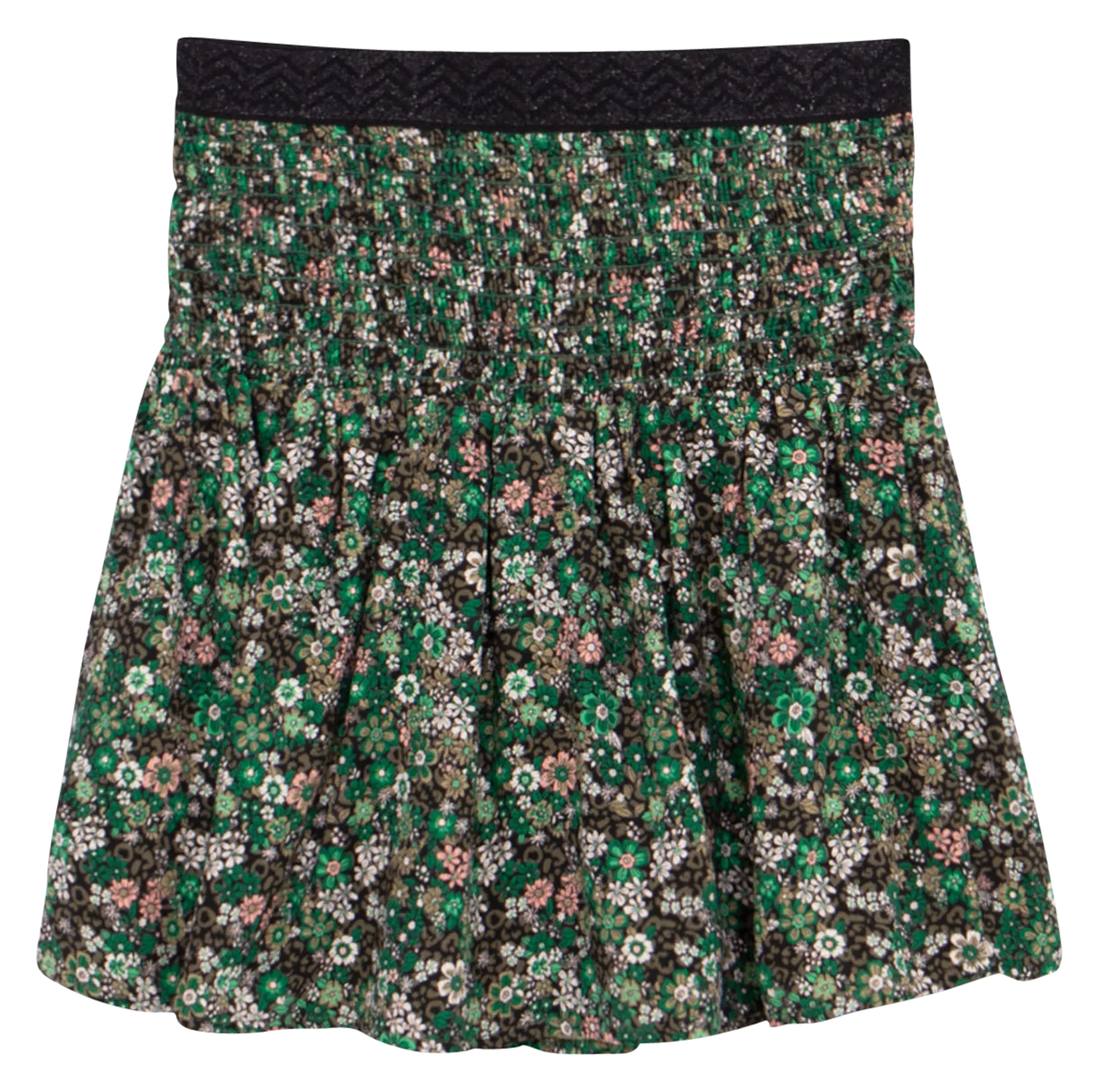 IKKS JUNIOR Falda corta con estampado en caqui
