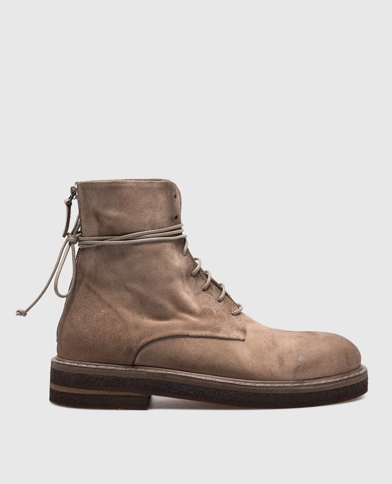 Marsell Parrucca beige suede boots
