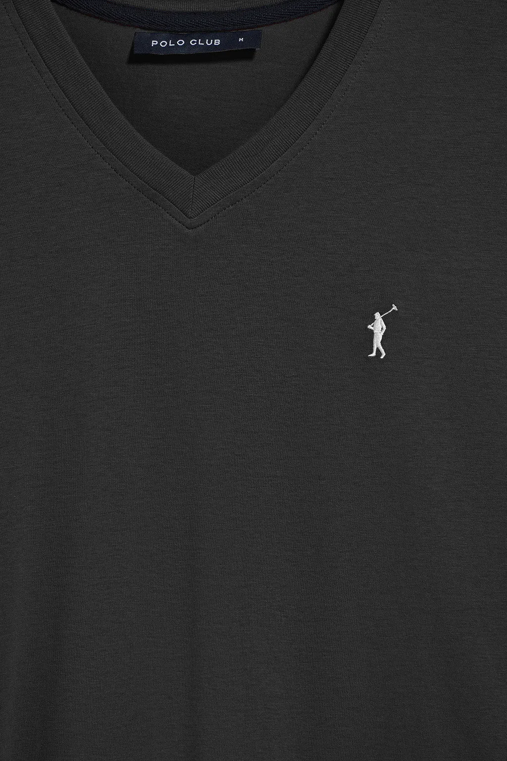 Pack de dos camisetas de cuello de pico negra y blanca con logo Rigby Go