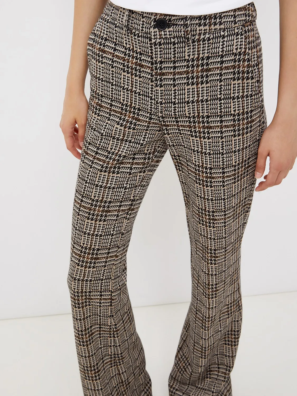 PANTALON PATA DE GALLO PUNTO LIU JO