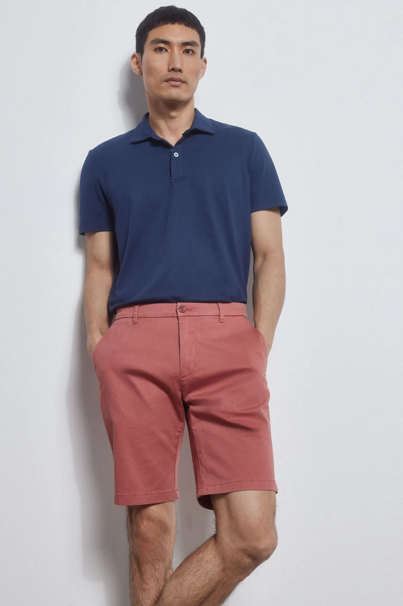 Premium Flex chino-style Bermuda shorts 