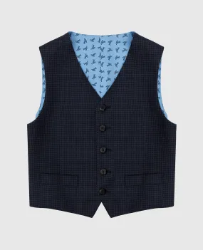 Stefano Ricci Patterned wool and silk vest