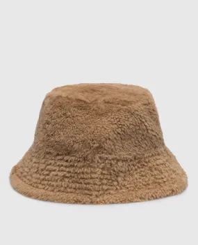 Yves Salomon Light Brown Reversible Panama Hat